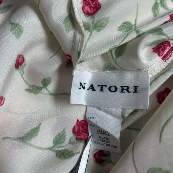 NATORI Rose Print 2 Piece Cami Sleep Set Small - Picture 8 of 9